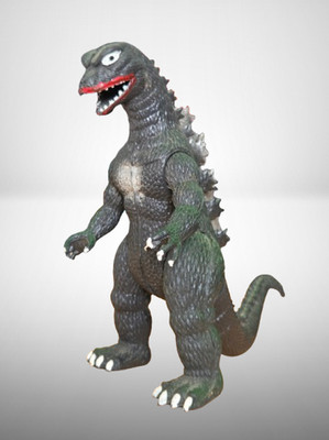 Vintage Godzilla Figur 16cm 1985 Imperial Toys Toho Co Ltd 80er Sammler