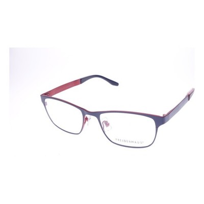 Freudenhaus Brille Herren Damen  Blau Cat Eye Lou dblu-red Titan