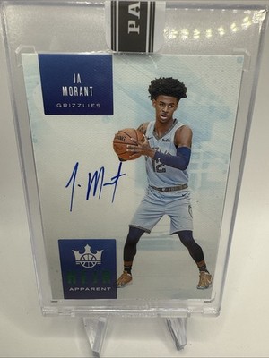 2019-20 Panini Court Kings Ja Morant RC 1/1 On Card Auto   Pop 1