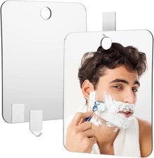 Anti-Fog Shaving Mirror, Fogless Shower Mirror, Bathroom Shower Mirror with Wall