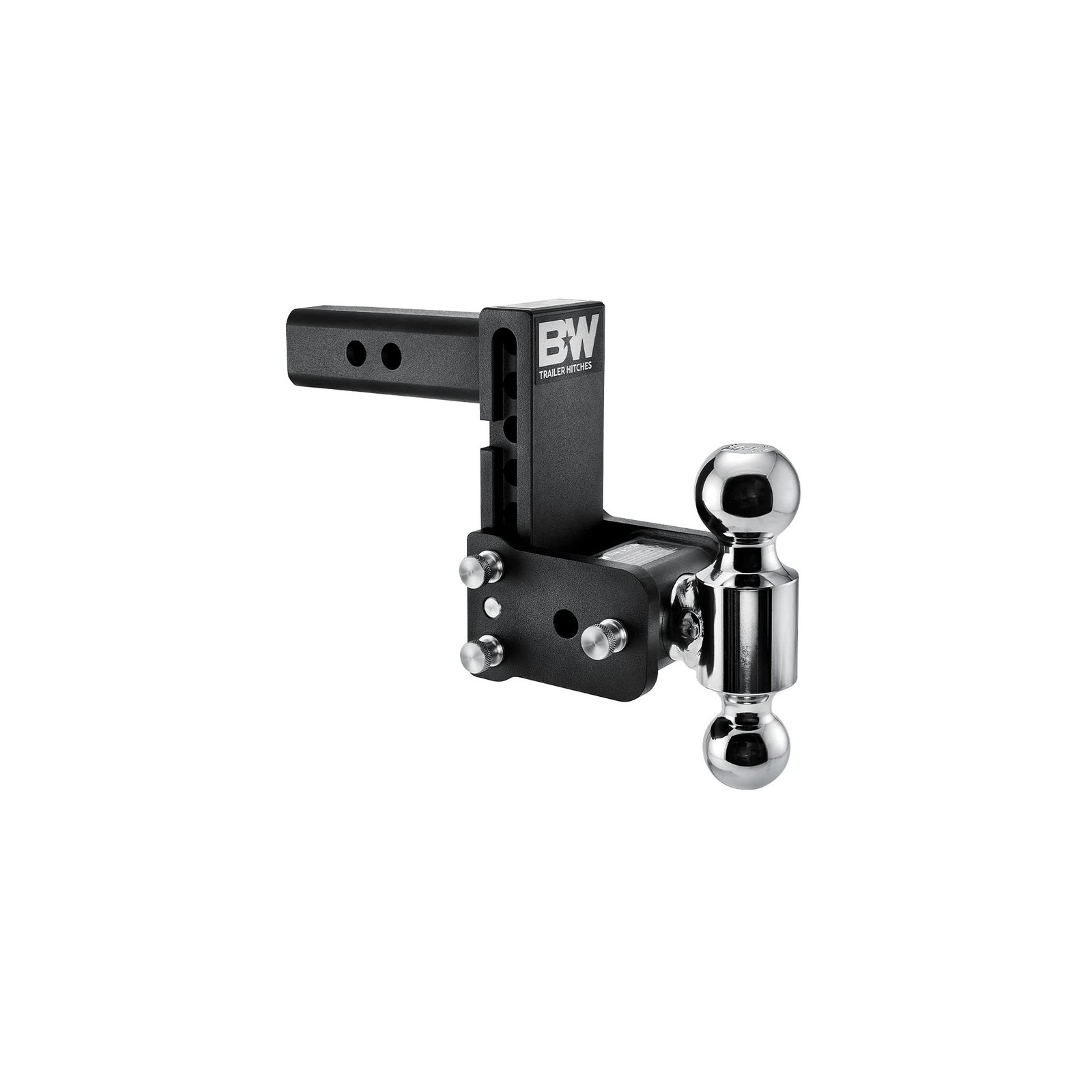 B&W Trailer Hitches Tow & Stow Adjustable Trailer Hitch Ball Mount - Fits 2