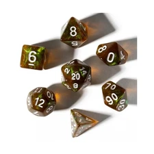 Sirius Dice Poly Set - Unearthed Treasure - Peridot (8) New