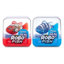 Robo Alive Fish Series 2 Red Blue 2 Pack by 2 Piece Set, Red
