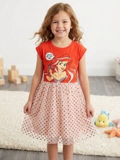 Disney The Little Mermaid Ariel Size Medium 8 Yr Old Sleeveless T-shirt Dress