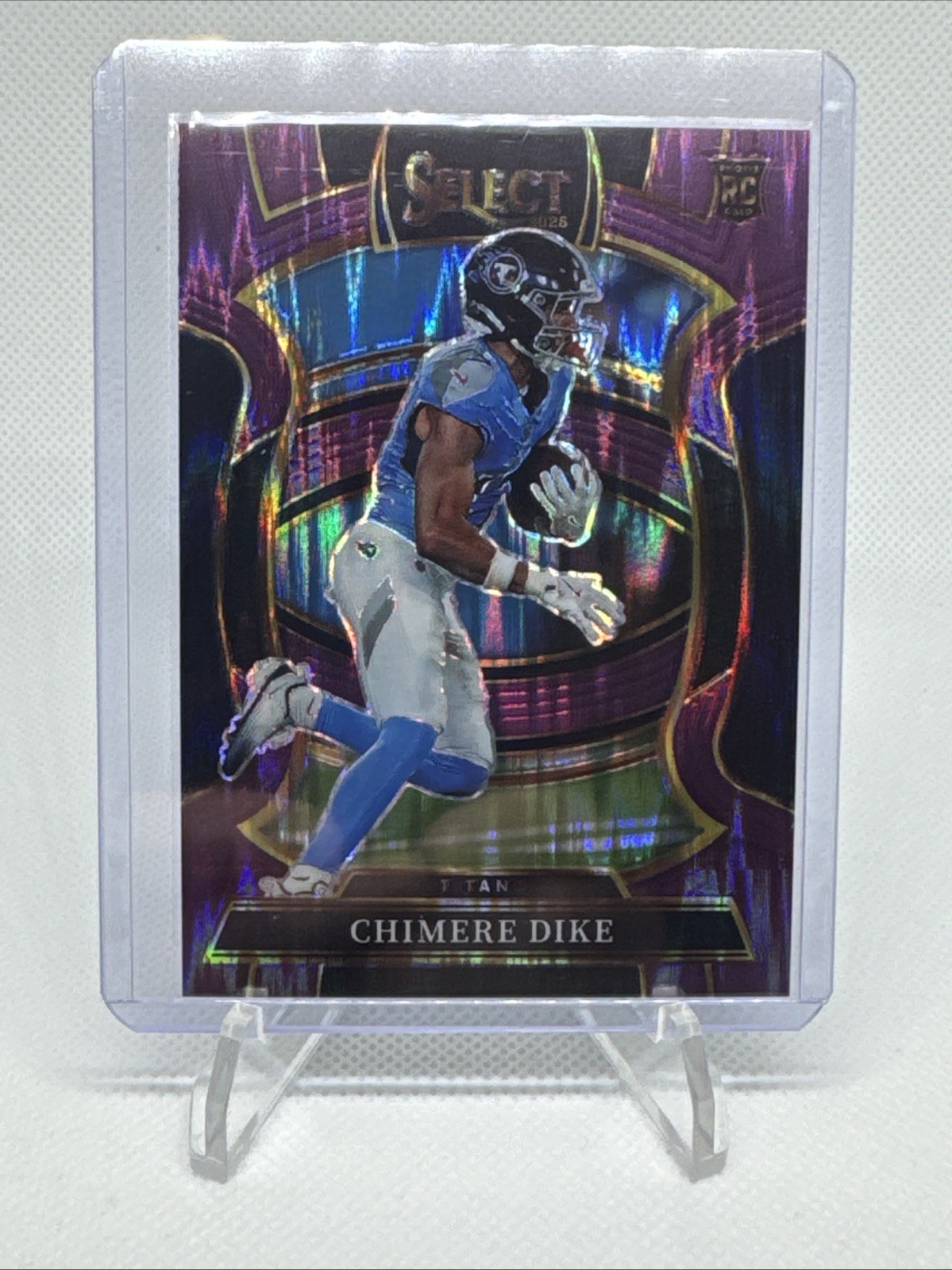 Chimere Dike 2025 Panini Select #27 Concourse Purple Prizm Shock RC /699
