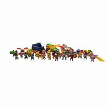 Paw Patrol Huge Toy Bundle Lot Vehicles  Characters - 35 Figures, 3 Vehicles, 