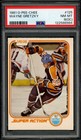 1981-82 OPC O pee Chee #125 Wayne Gretzky Super Action HOF PSA 8 oc NM-MT Oilers