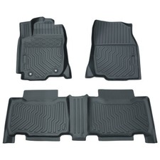 3D Car Floor Mats Floor Liners for 2013-2018 Toyota RAV4 All Weather TPE Rubber