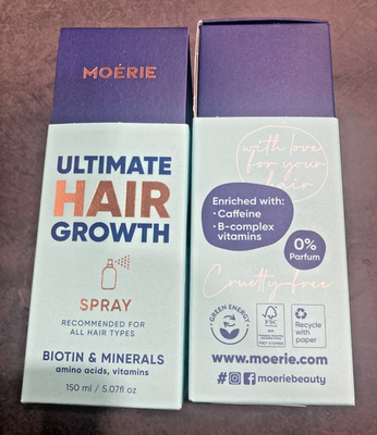 #ad #ad Moerie Ultimate Mineral Hair Growth Spray 150ml Fresh Scent Thicker Fuller Hair $17.54