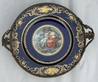 ROYAL VIENNA STYLE ORMALU MOUNTED SEVRES COLLECTORS PLATE  — photo 1
