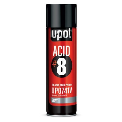 U-POL ACID ETCH PRIMER #8 Priming Metal Spray Can Paint