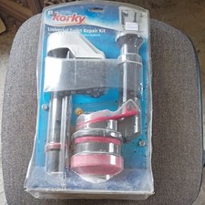 Korky Universal Toilet Repair Kit 4010 Modern Standard Bathroom Plastic Rubber