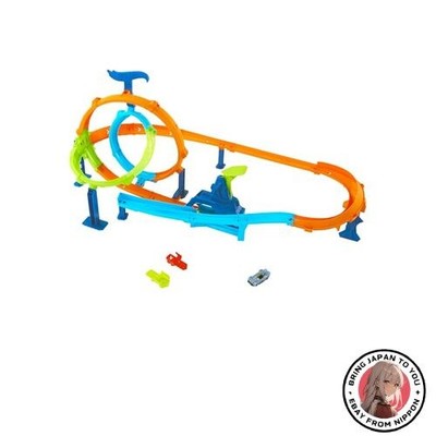 Hot Wheels Cyclone Crash Aufsitzspielzeug Spielset mit 1 Miniaturauto (4+ Jah...