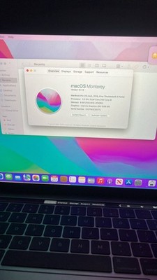macbook A1706 I5Iclaud Off 