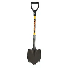 Seymour Midwest 49632Gr Round Point Shovel, 14 Ga #2 Blade, Steel Blade,