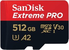 SanDisk Extreme PRO 512GB microSDXC UHS-I Speicherkarte