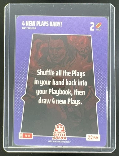 2024 Bo Jackson Battle Arena 4 New Plays Baby! Play Card #PL-10