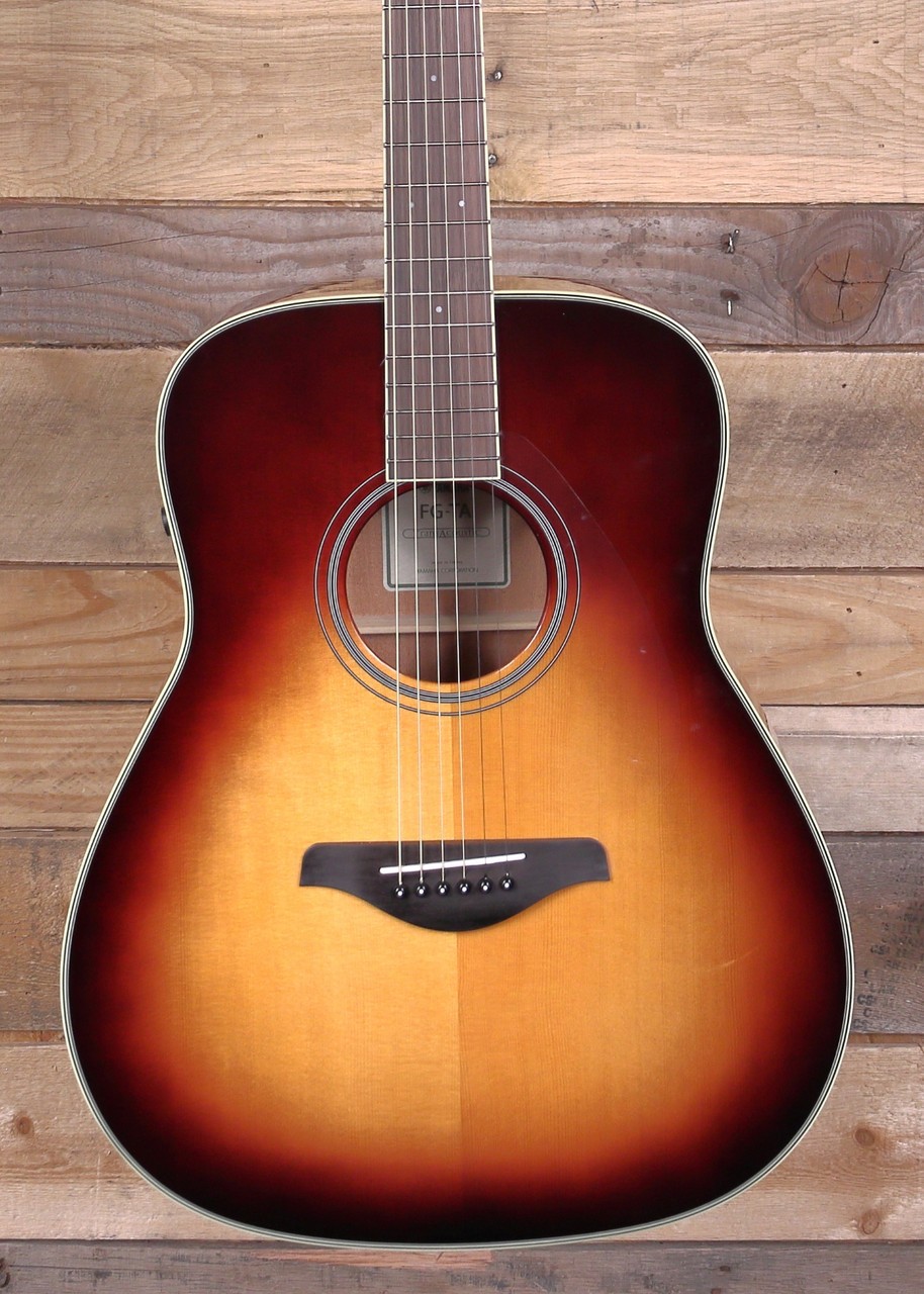 Yamaha FG-TA TransAcoustic AcousticElectric Guitar Brown Sunburst 122290₽