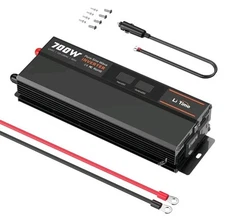 LiTime 700 Watt 12V Pure Sine Wave Inverter 12v To 110v DC to AC New Open Box