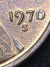 1970 S Lincoln Memorial Cent, Penny Variety Error