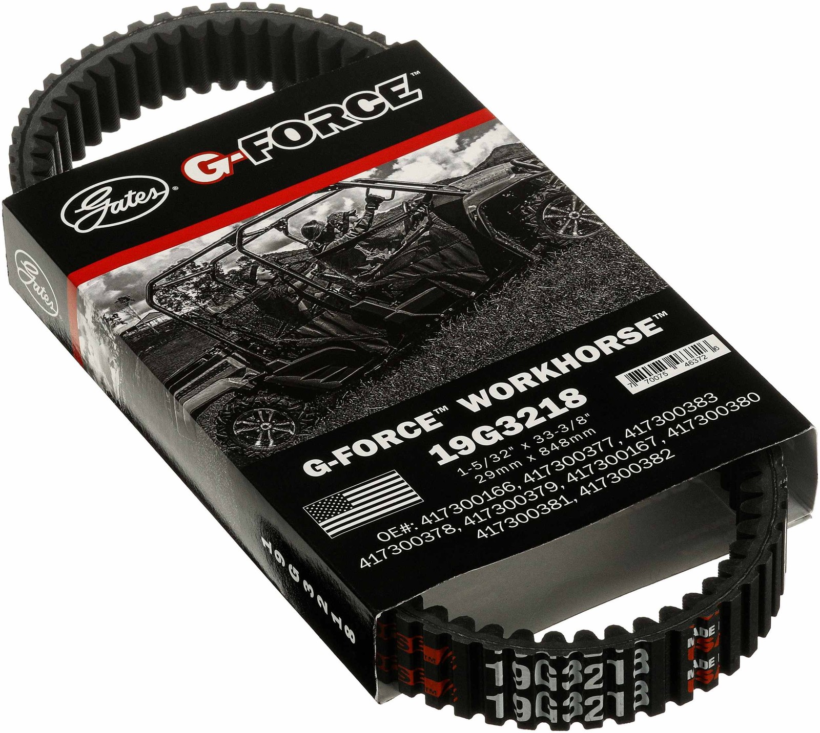 CVT drive belt 19G3218 GATES - Image 3