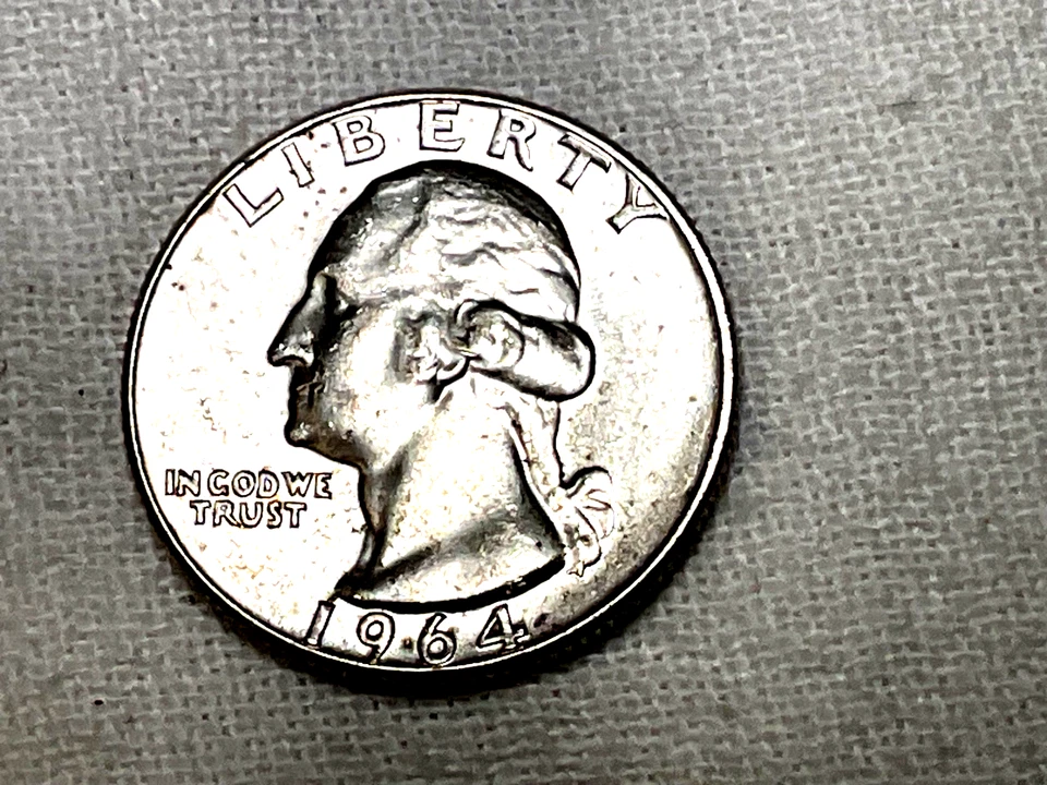 1964-D Washington Quarter RPM Re-Punched Mint Mark Uncirculated $129.99 F.S. - Image 2 of 4