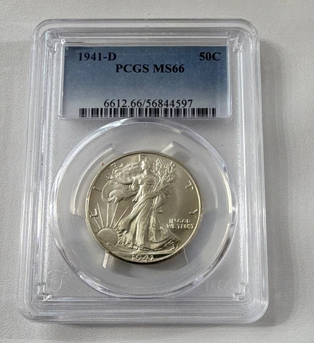 Photo of a 1941-D Walking Liberty Half Dollar from an eBay listing that sold on Jul 17, 2026