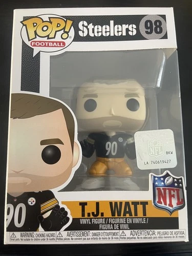 T.J. Watt Funko POP! NFL #98 Pittsburgh Steelers 2018 Vaulted