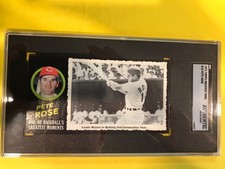 1971 Topps Greatest Moments Pete Rose Cincinnati Reds #15 SGC Authentic