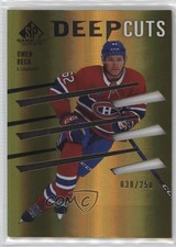 2023-24 Upper Deck SP Game Used Deep Cuts 38/250 Owen Beck #DC-16 05xg
