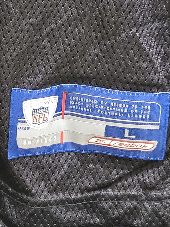 🏈 Jerry Rice #80 Oakland Raiders NFL Reebok Camiseta Sobre el Campo Para Hombre Grande Negra Foto 4 de 4