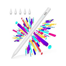 Stylus Pen for iPad 2018-2025, USB C Fast Charging Magnetic Pen with Tilt Sen...