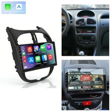 Autoradio Android 15 Apple Carplay per Peugeot 206CC 2002-2010 GPS BT Navi WIFI