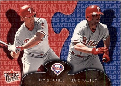 2002 Ultra #222 P.Burrell/E.Valent - BB