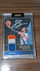 Jalen Brunson Tyson Beck Game Used Patch On Card Auto /5! Knicks