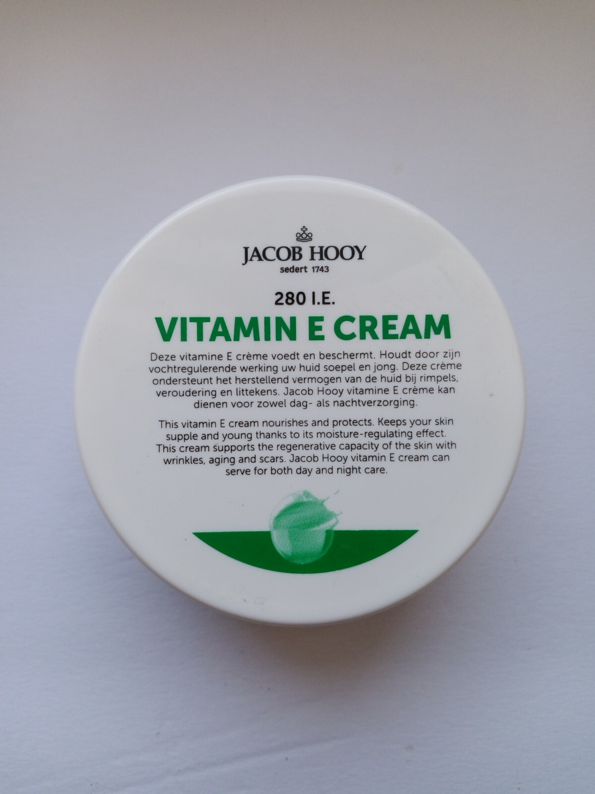 Jacob Hooy Vitamin E Cream eBay