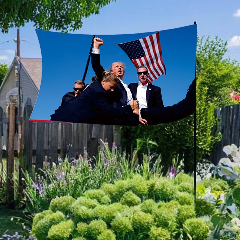Trump Flagge 2024 – Doppelseitig, 90x152 Cm, 3-lagiges Polyester Mit Messingösen | Für Innen & Außen