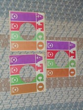 45 COMPANY RECORD SLEEVES. LOT OF THREE ATCO.VARIOUS COLORS.
