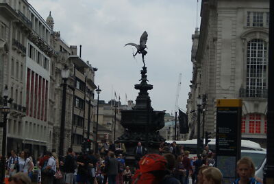 Foto 12x8 Blick auf die Statue des Eros vom Piccadilly Circus Westminster L c2014