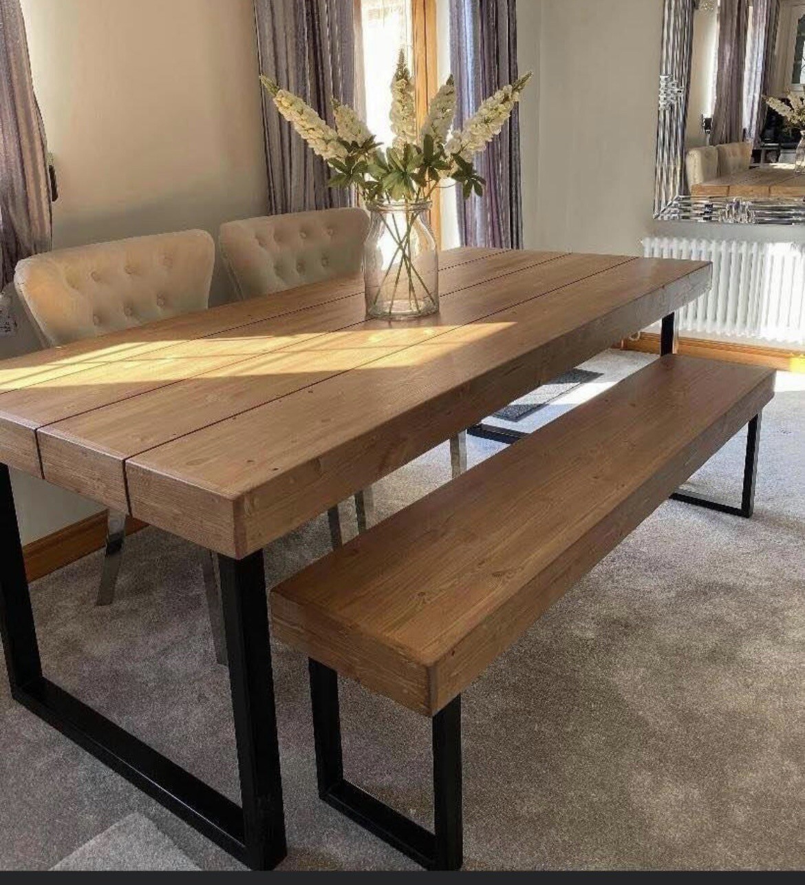 Industrial Dining Table eBay