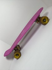 22” Retro Boards Skateboard Pink / Magenta Plastic Deck Skate Board 1970’s Vibe