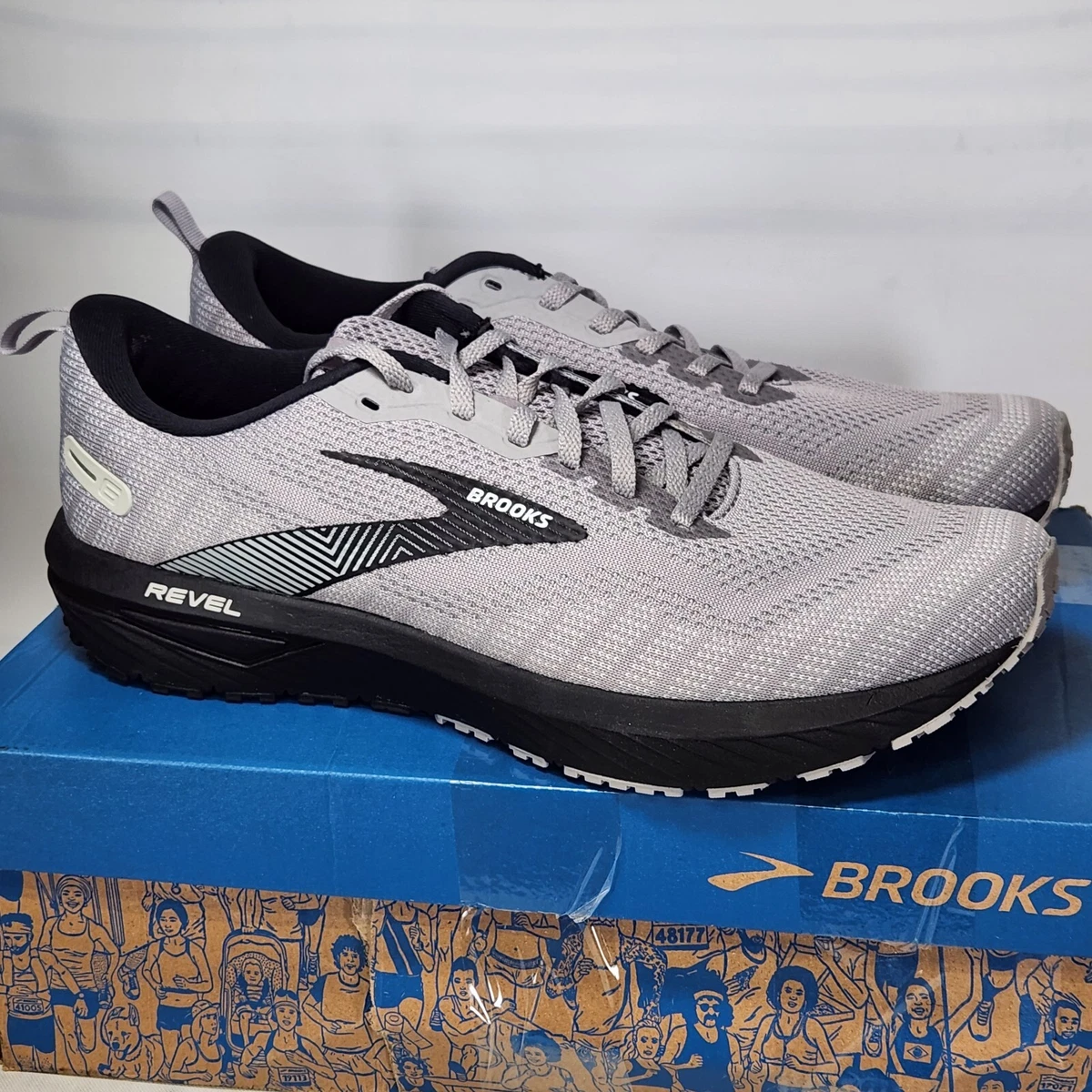 Size 12 Brooks Revel 6 Mens Energize Neutral Alloy Primer