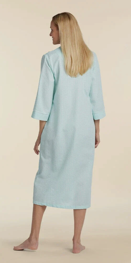 Seersucker housecoat hotsell
