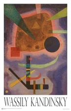 Wassily Kandinsky - Trois Elements Poster 11.5" x 17.5" Laminated