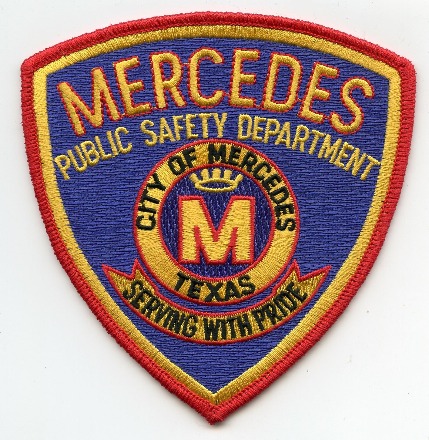 MERCEDES TEXAS TX PUBLIC SAFETY DEPARTMENT POLICE PATCH eBay