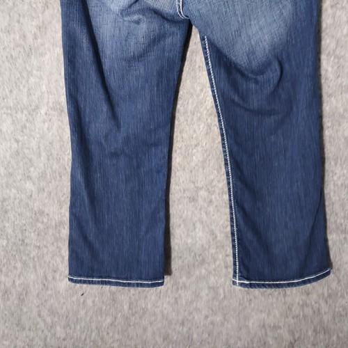 BKE Damen Jeans 28 Stella Straight Cropped Distressed bestickt Low Rise - Bild 10 von 12