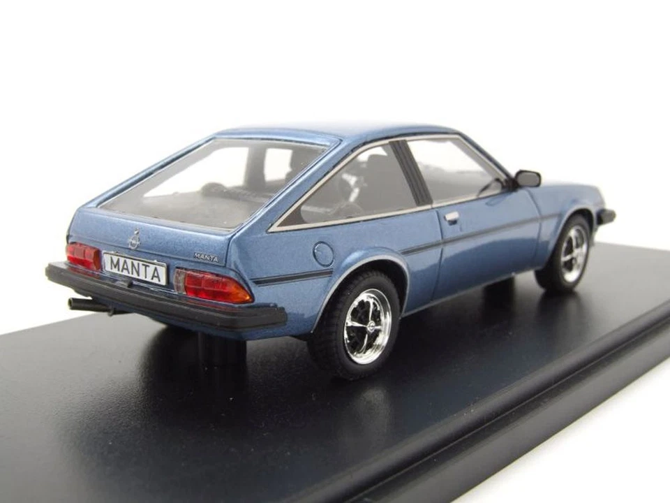 Opel Manta B CC 1980 blau metallic Modellauto 1:43 Neo Scale Models - Bild 2 von 4