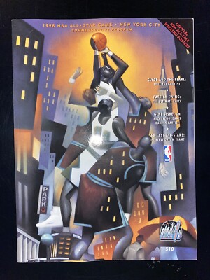 1998 NBA All-Star Game Official Program New York Kobe Bryant First