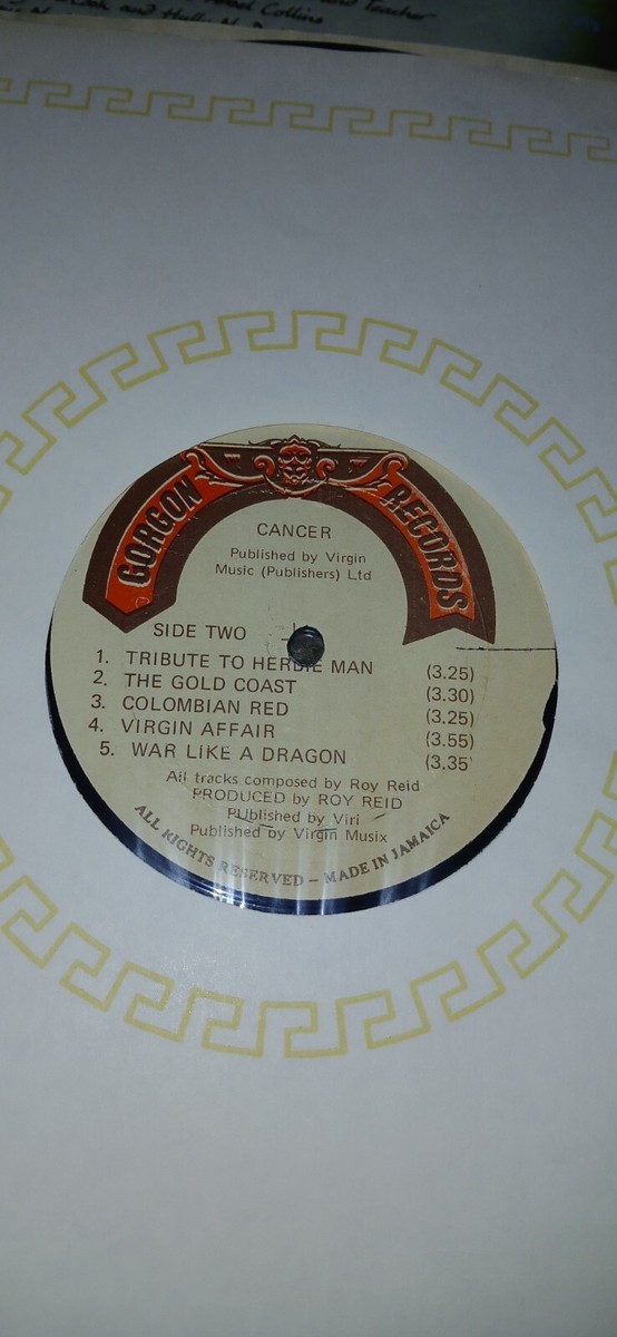 英LP I-Roy Cancer FLX4001 Front Line (2) /00260 I-Roy Cancer Lp Vinyl Record Flx4001 Front Line UK PRESS REGGAE NM
