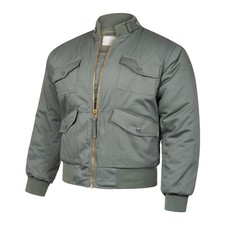 Bomber Jacket Flight Padded MA1 Air Force Coat Grey
